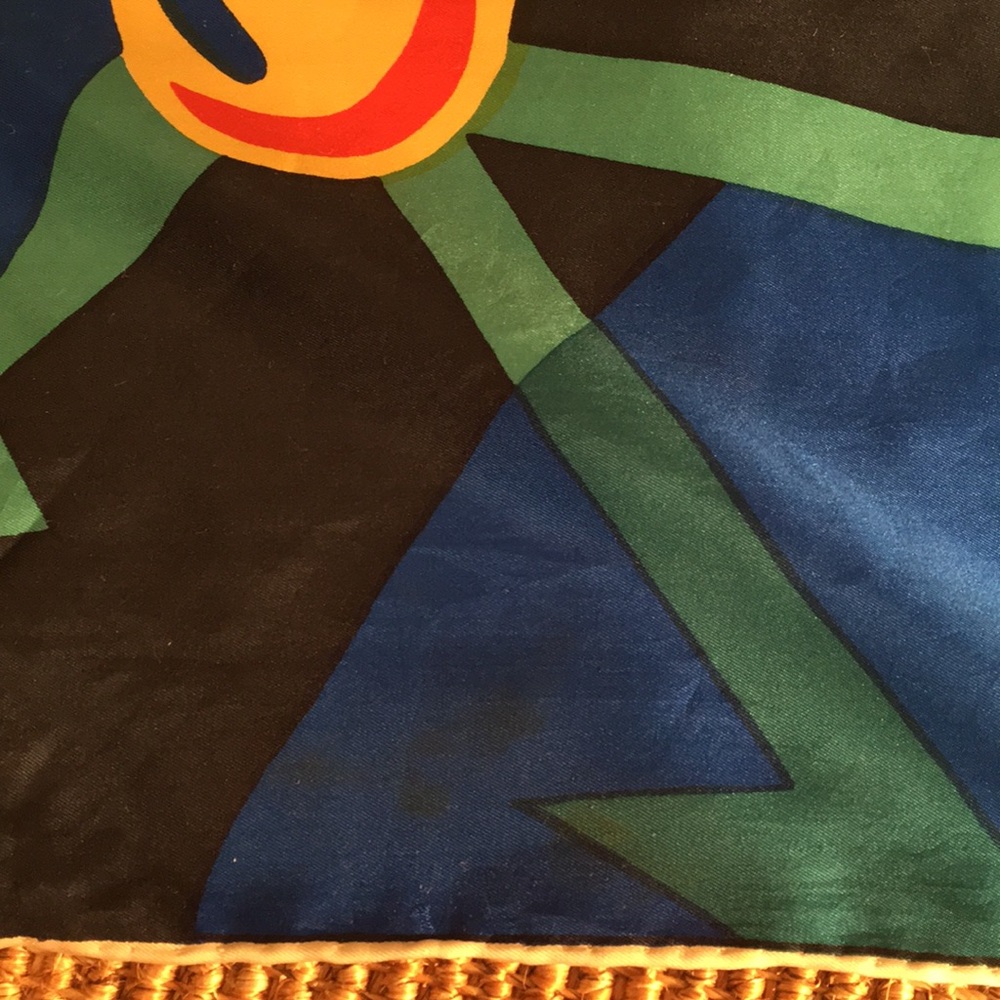 Silk scarf large size - Picture 2 of 8